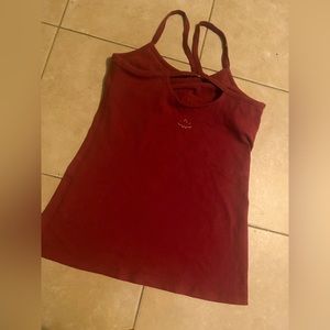 Beyond Yoga Soft Red Racer Tank